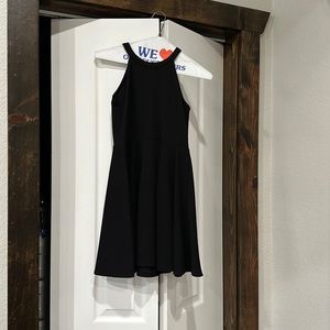 Little girls size 10 black dress. Worn once